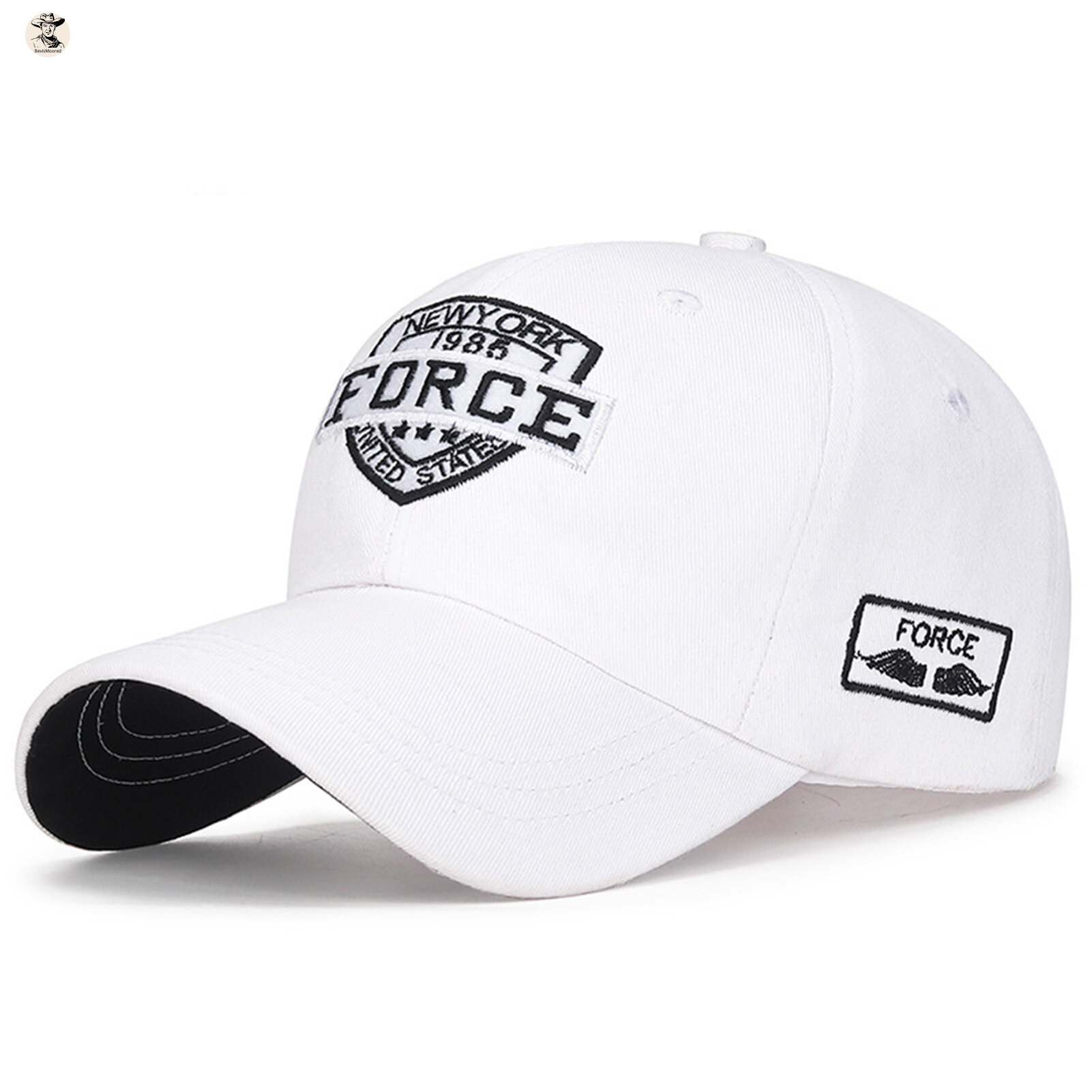 BEV Cap Baseball Embroidery Print Cap Casual Sun Protection Sun Hat Polyester Hat Cap Baseball Embroidery Print Cap Polyester Hat Portable All-Matched Casual Sun Protection Sun Hat for Men and Women