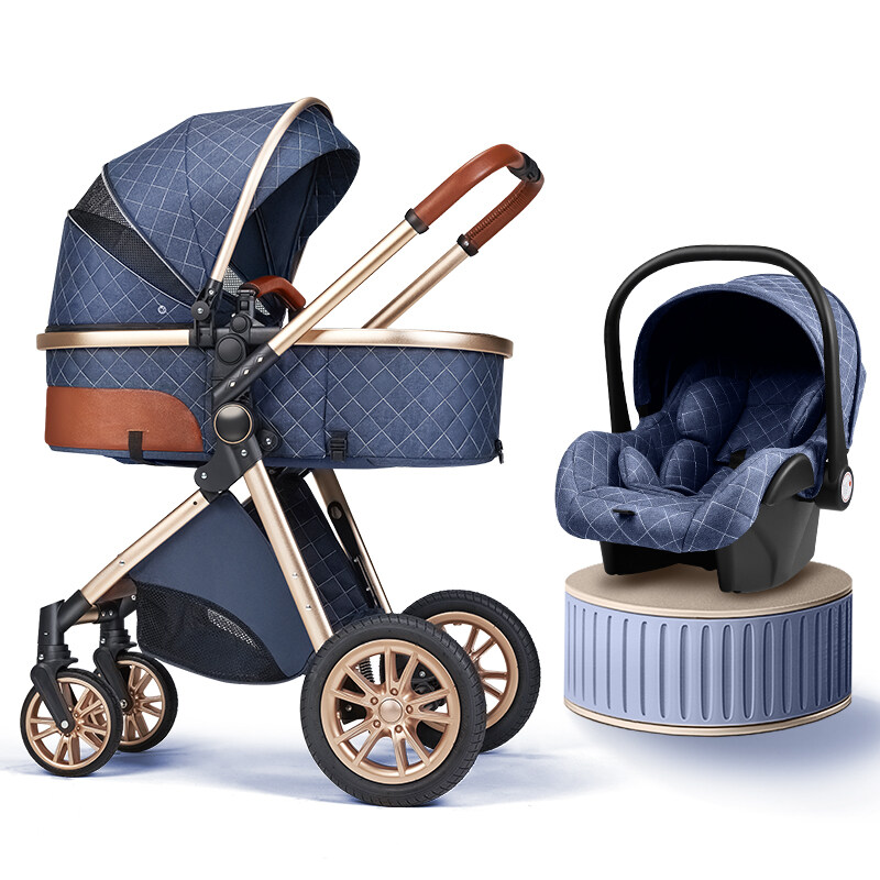 Luxury 3 in 1 Stroller Baby Car Seat Stroller For Kids
