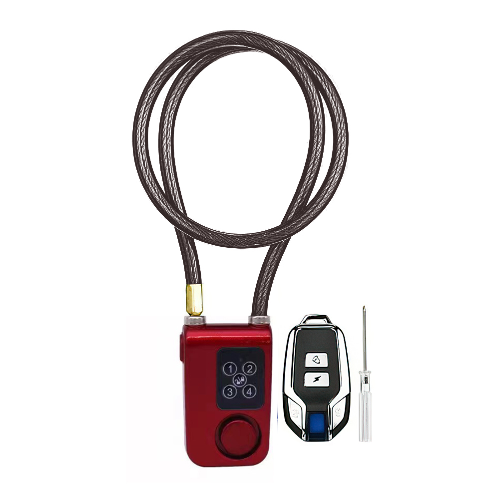 Smart Bicycle Lock Alarm Bluetooth Lock Waterproof Alarm Bicycle Lock Outdoor Anti Theft Lock